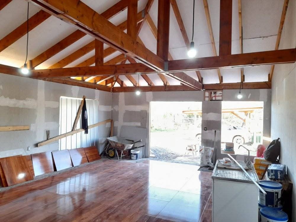 Obra interior en construcción